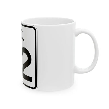 SC-42 (South Carolina) (Road Sign) White Coffee Mug - Go Mug Yourself