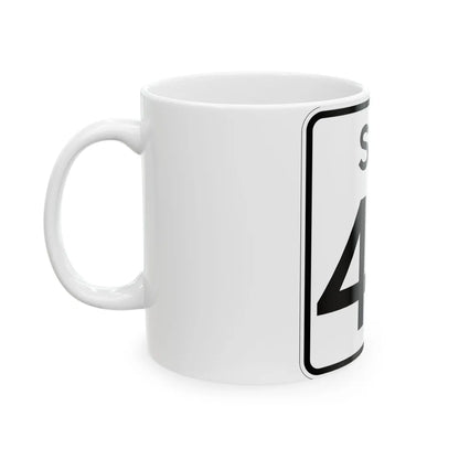 SC-45 (South Carolina) (Road Sign) White Coffee Mug - Go Mug Yourself