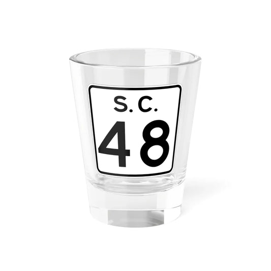 SC-48 (South Carolina) (Road Sign) Shot Glass 1.5oz 1.5oz - Go Mug Yourself