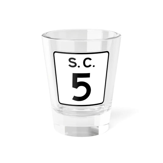 SC-5 (South Carolina) (Road Sign) Shot Glass 1.5oz 1.5oz - Go Mug Yourself