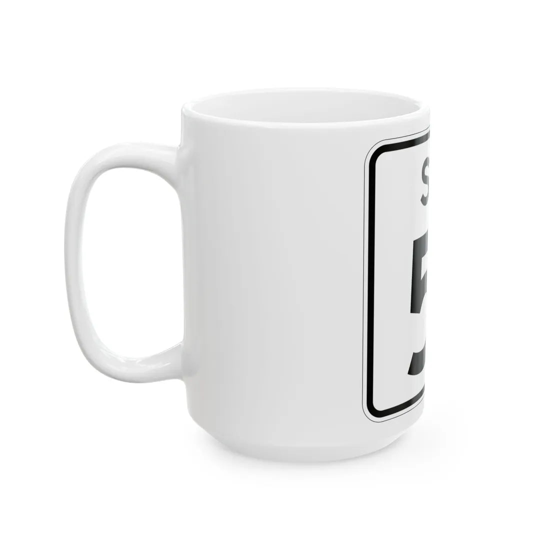 SC-51 (South Carolina) (Road Sign) White Coffee Mug - Go Mug Yourself