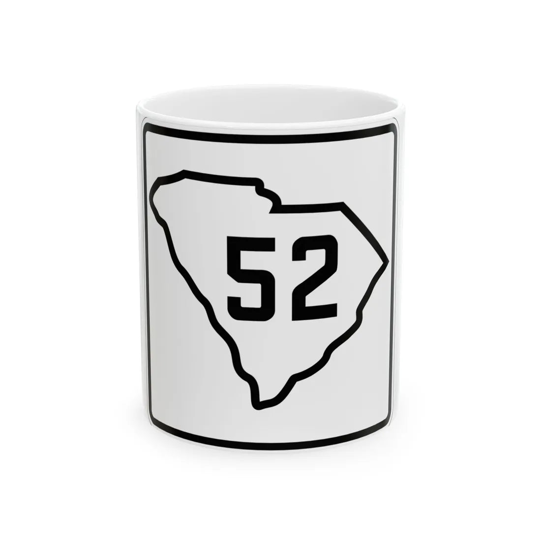 SC-52 1926 (South Carolina) (Road Sign) White Coffee Mug 11oz - Go Mug Yourself