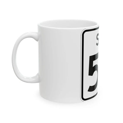 SC-53 (South Carolina) (Road Sign) White Coffee Mug - Go Mug Yourself