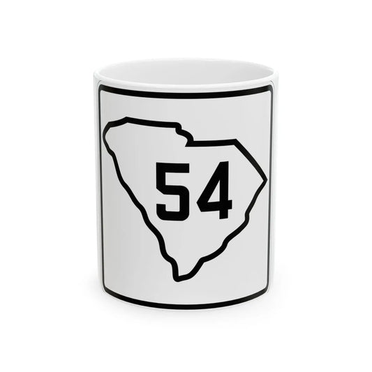SC-54 1926 (South Carolina) (Road Sign) White Coffee Mug 11oz - Go Mug Yourself