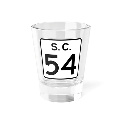 SC-54 (South Carolina) (Road Sign) Shot Glass 1.5oz 1.5oz - Go Mug Yourself