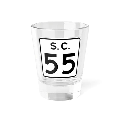SC-55 (South Carolina) (Road Sign) Shot Glass 1.5oz 1.5oz - Go Mug Yourself