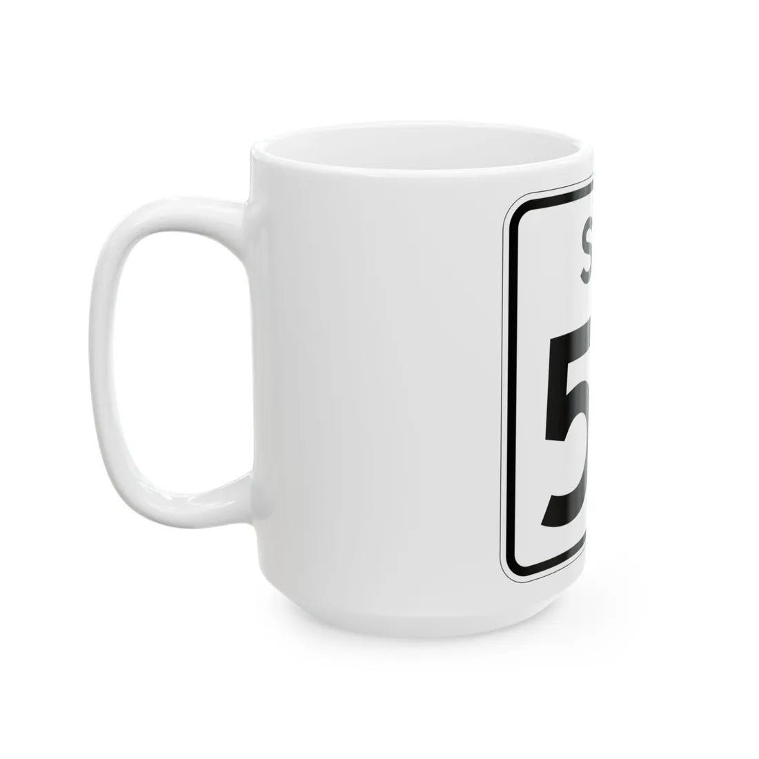 SC-57 (South Carolina) (Road Sign) White Coffee Mug - Go Mug Yourself