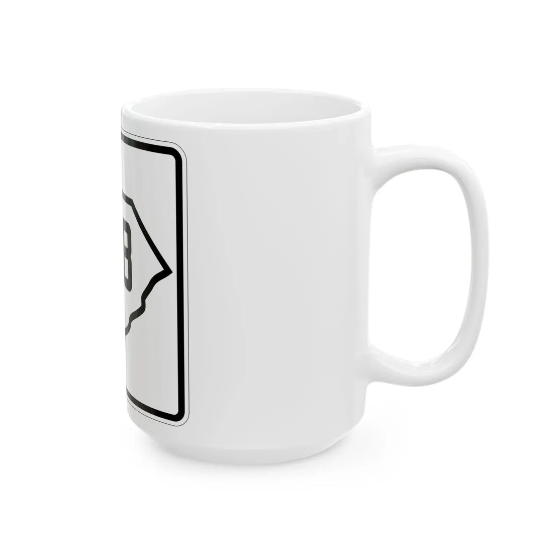 SC-58 1926 (South Carolina) (Road Sign) White Coffee Mug - Go Mug Yourself