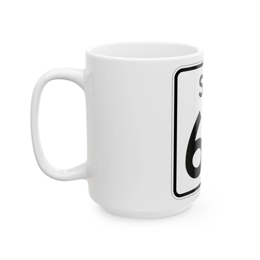 SC-67 (South Carolina) (Road Sign) White Coffee Mug - Go Mug Yourself