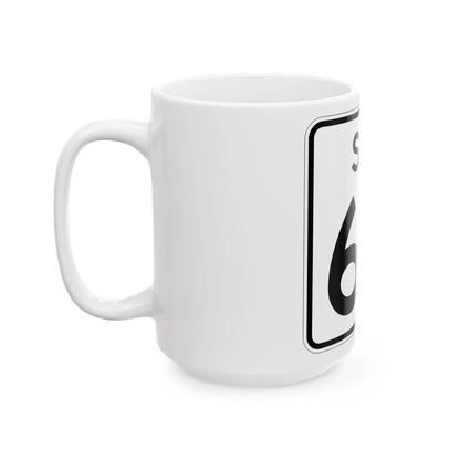 SC-67 (South Carolina) (Road Sign) White Coffee Mug - Go Mug Yourself