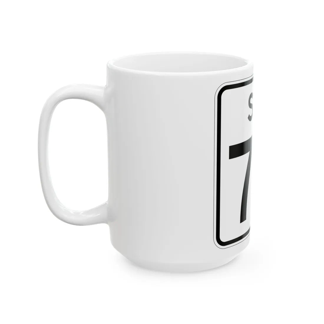 SC-70 (South Carolina) (Road Sign) White Coffee Mug - Go Mug Yourself