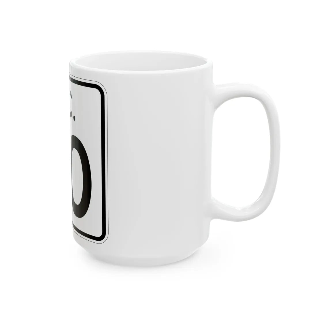 SC-70 (South Carolina) (Road Sign) White Coffee Mug - Go Mug Yourself