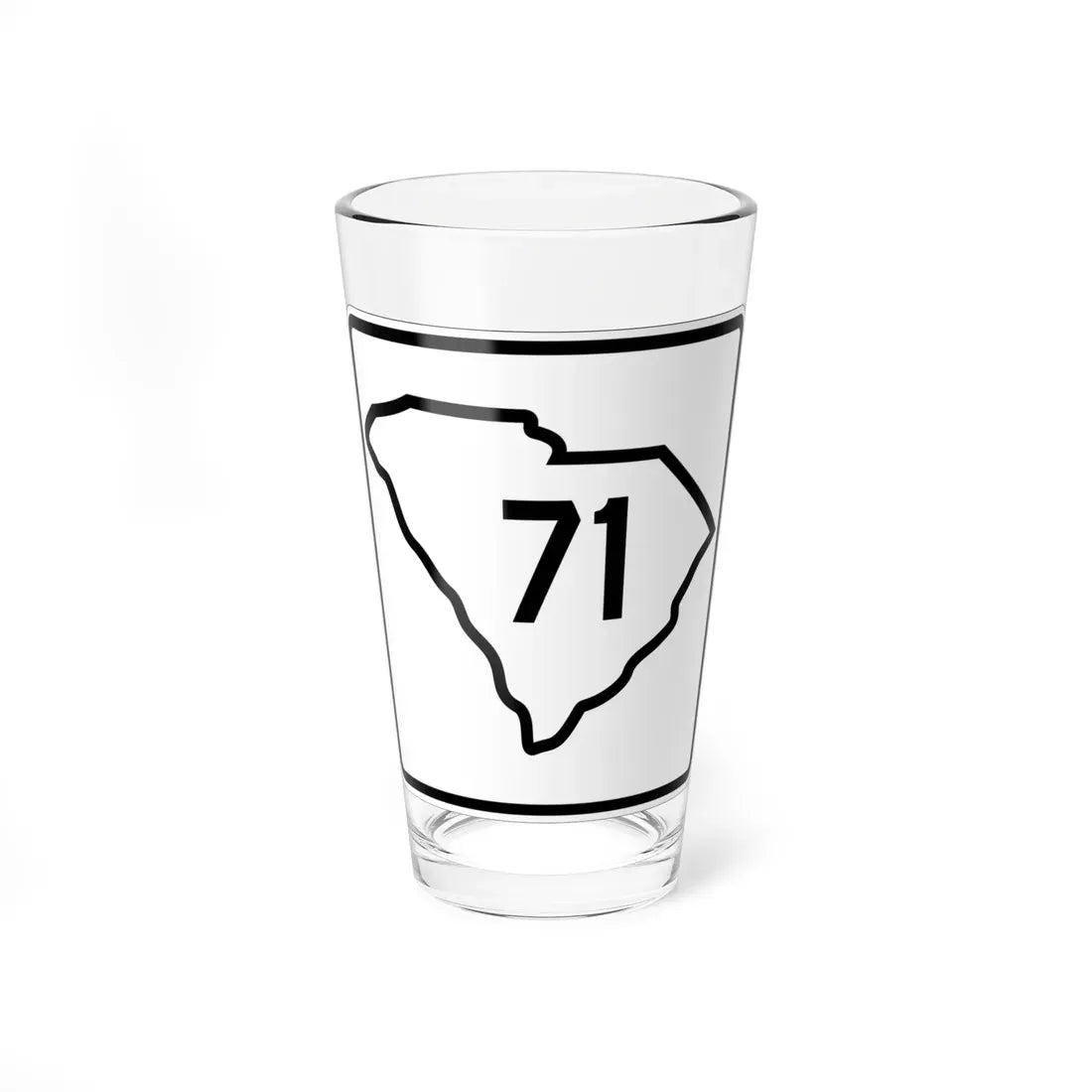 SC-71 1926 (South Carolina) (Road Sign) Pint Glass 16oz 16oz - Go Mug Yourself