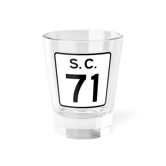 SC-71 (South Carolina) (Road Sign) Shot Glass 1.5oz 1.5oz - Go Mug Yourself
