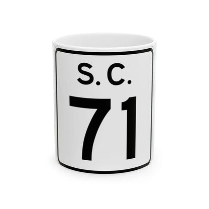 SC-71 (South Carolina) (Road Sign) White Coffee Mug 11oz - Go Mug Yourself