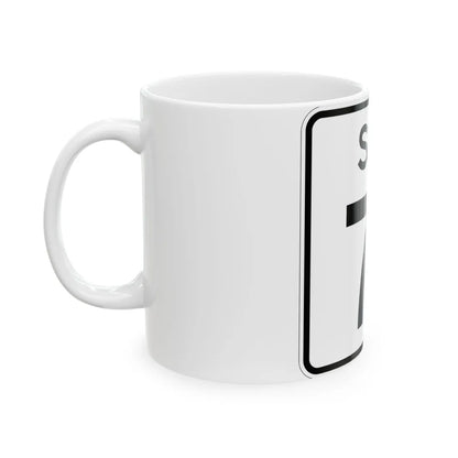 SC-71 (South Carolina) (Road Sign) White Coffee Mug - Go Mug Yourself