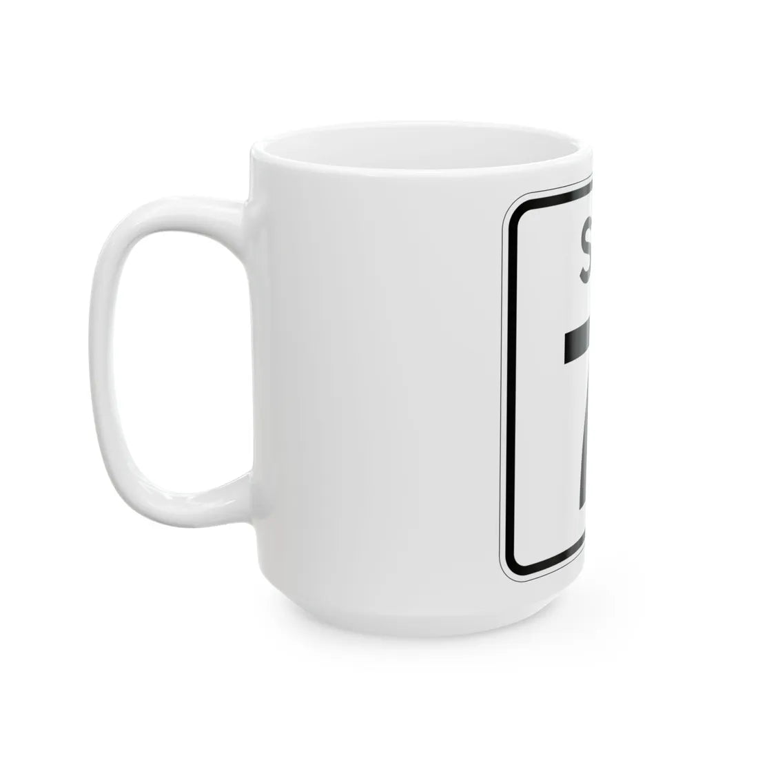 SC-71 (South Carolina) (Road Sign) White Coffee Mug - Go Mug Yourself