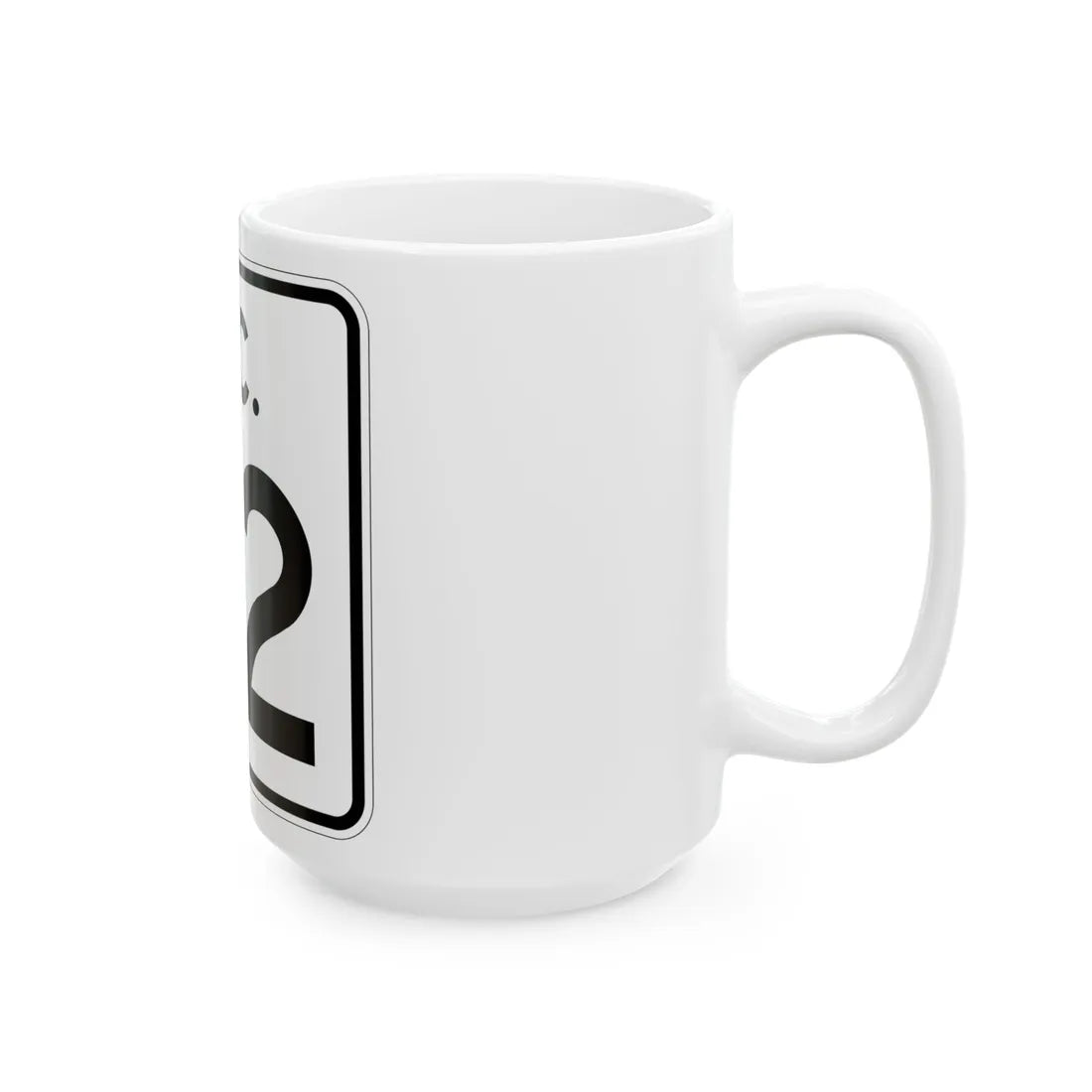 SC-72 (South Carolina) (Road Sign) White Coffee Mug - Go Mug Yourself