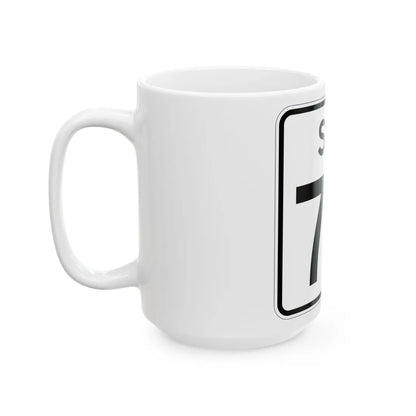 SC-73 (South Carolina) (Road Sign) White Coffee Mug - Go Mug Yourself