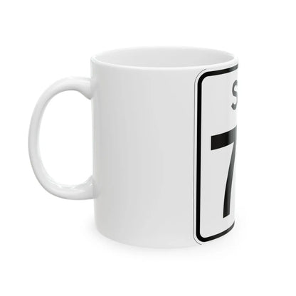 SC-74 (South Carolina) (Road Sign) White Coffee Mug - Go Mug Yourself