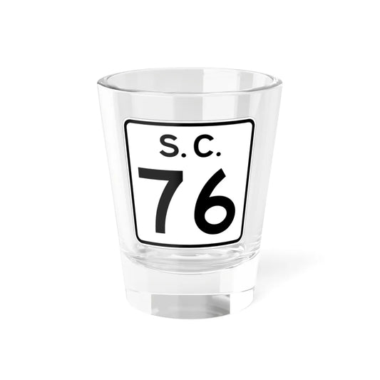 SC-76 (South Carolina) (Road Sign) Shot Glass 1.5oz 1.5oz - Go Mug Yourself