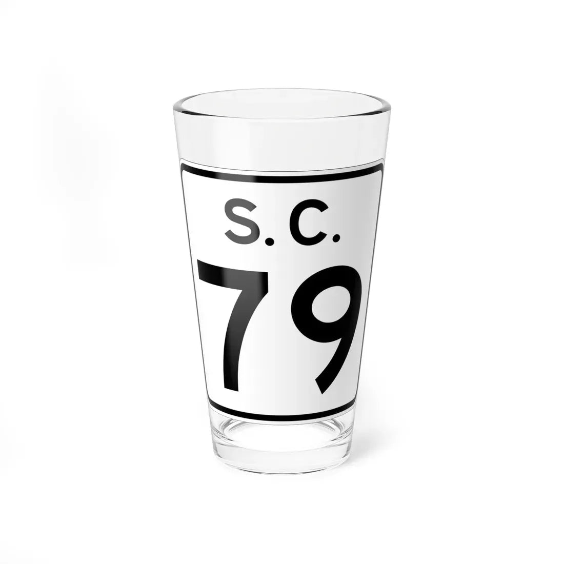 SC-79 (South Carolina) (Road Sign) Pint Glass 16oz 16oz - Go Mug Yourself