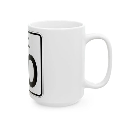 SC-80 (South Carolina) (Road Sign) White Coffee Mug - Go Mug Yourself
