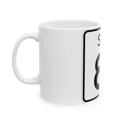 SC-81 (South Carolina) (Road Sign) White Coffee Mug - Go Mug Yourself