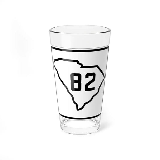 SC-82 1926 (South Carolina) (Road Sign) Pint Glass 16oz 16oz - Go Mug Yourself