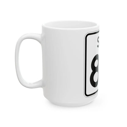 SC-82 (South Carolina) (Road Sign) White Coffee Mug - Go Mug Yourself