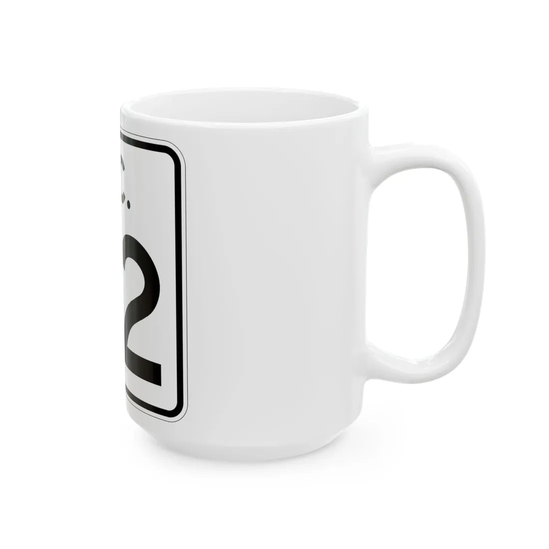 SC-82 (South Carolina) (Road Sign) White Coffee Mug - Go Mug Yourself
