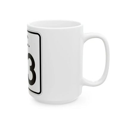 SC-83 (South Carolina) (Road Sign) White Coffee Mug - Go Mug Yourself