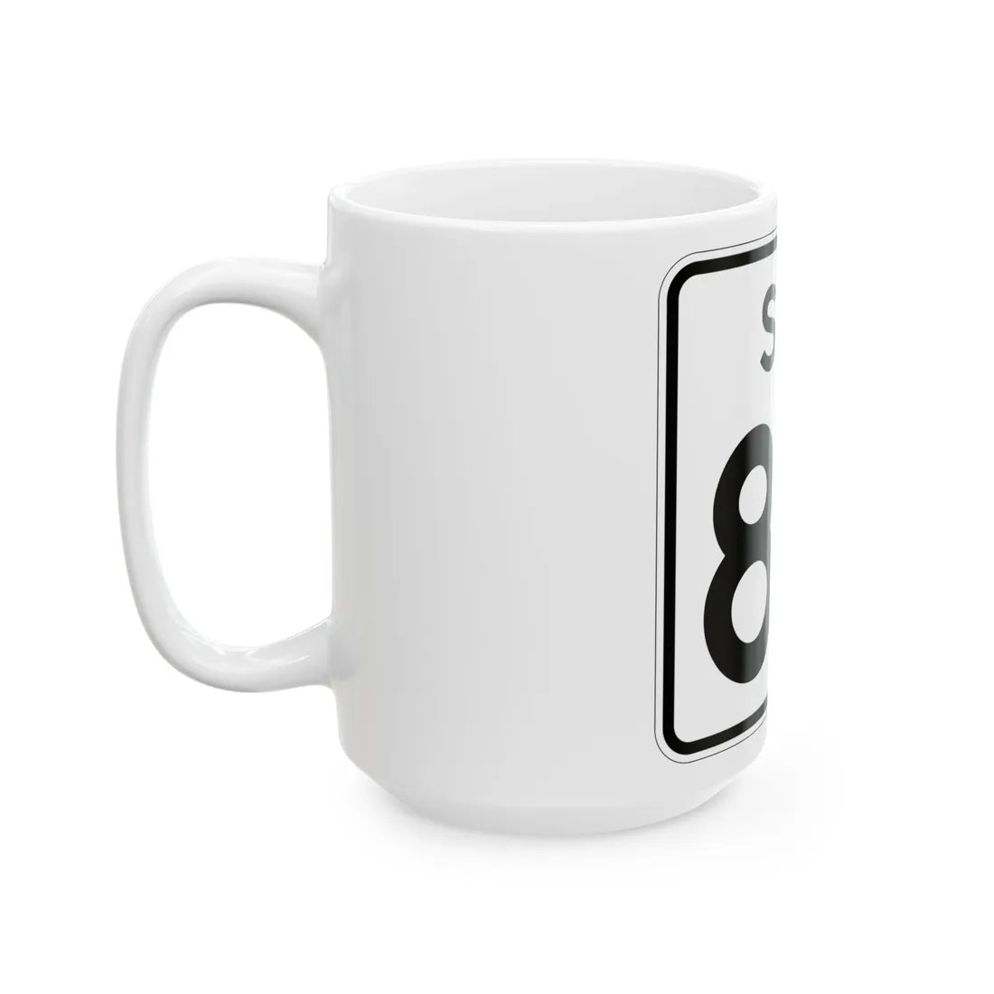 SC-85 (South Carolina) (Road Sign) White Coffee Mug - Go Mug Yourself