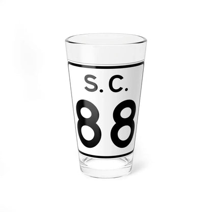 SC-88 (South Carolina) (Road Sign) Pint Glass 16oz 16oz - Go Mug Yourself
