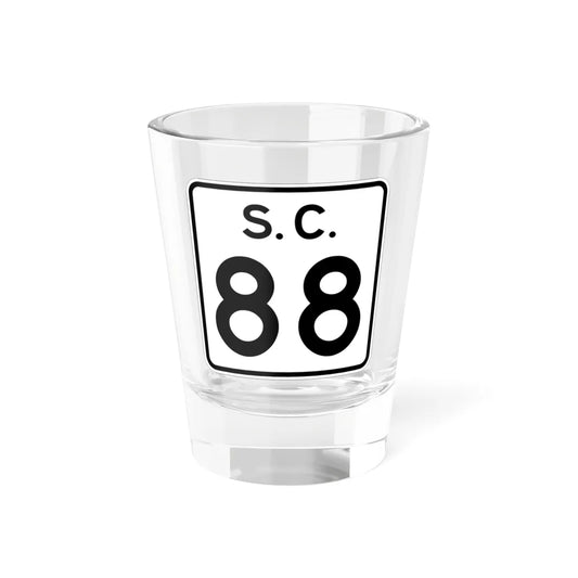 SC-88 (South Carolina) (Road Sign) Shot Glass 1.5oz 1.5oz - Go Mug Yourself