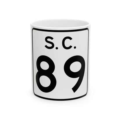 SC-89 (South Carolina) (Road Sign) White Coffee Mug 11oz - Go Mug Yourself