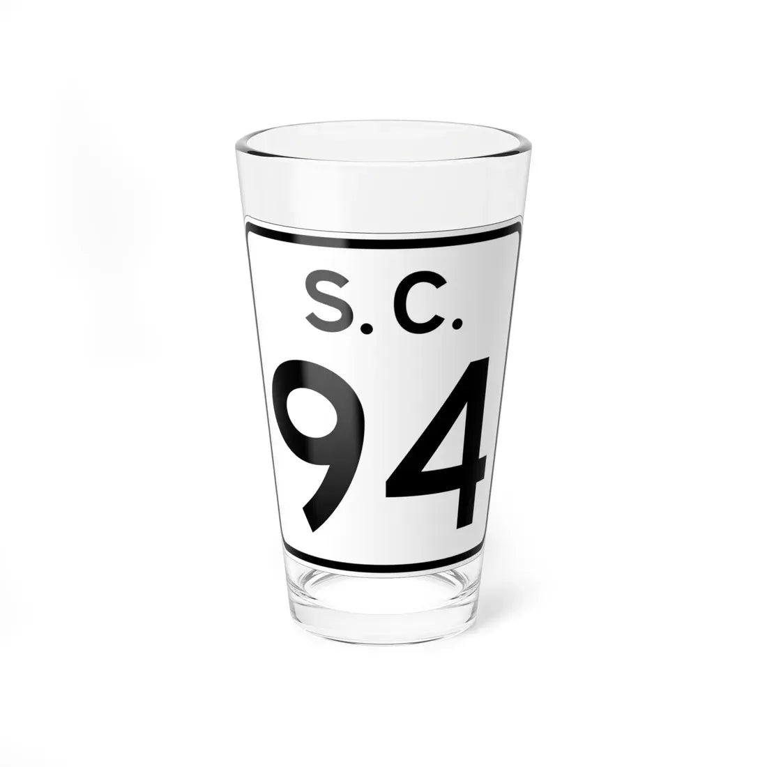 SC-94 (South Carolina) (Road Sign) Pint Glass 16oz 16oz - Go Mug Yourself