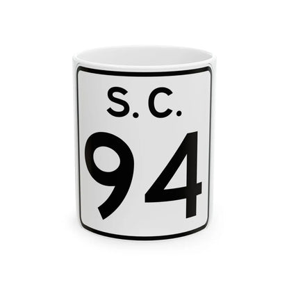 SC-94 (South Carolina) (Road Sign) White Coffee Mug 11oz - Go Mug Yourself