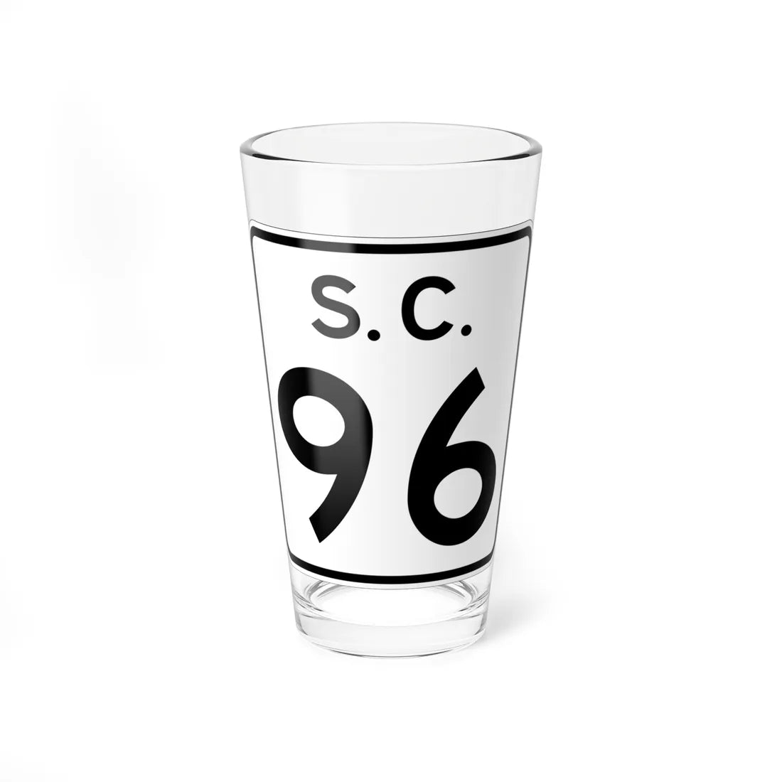 SC-96 (South Carolina) (Road Sign) Pint Glss 16oz 16oz - Go Mug Yourself