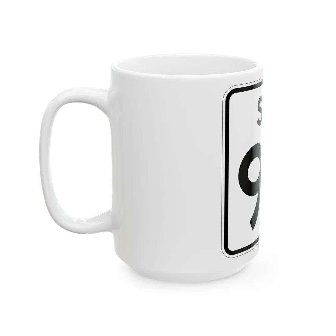 SC-96 (South Carolina) (Road Sign) White Coffee Mug - Go Mug Yourself