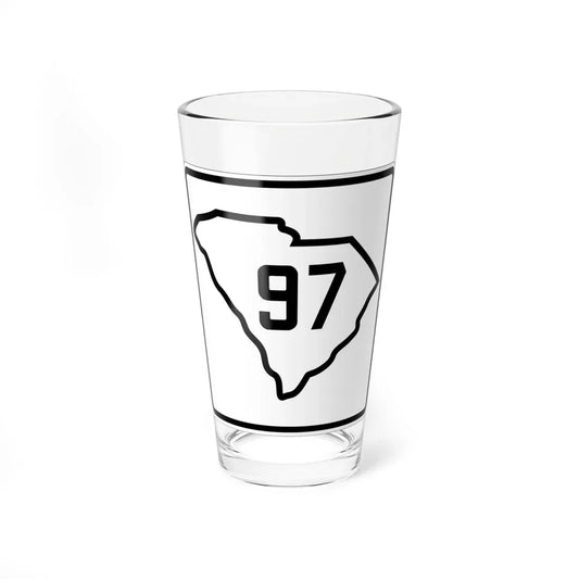 SC-97 1926 (South Carolina) (Road Sign) Pint Glass 16oz 16oz - Go Mug Yourself