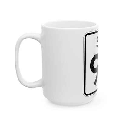 SC-97 (South Carolina) (Road Sign) White Coffee Mug - Go Mug Yourself