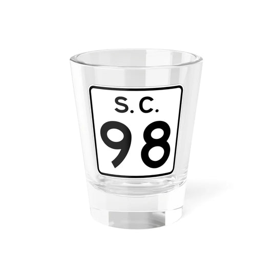 SC-98 (South Carolina) (Road Sign) Shot Glass 1.5oz 1.5oz - Go Mug Yourself