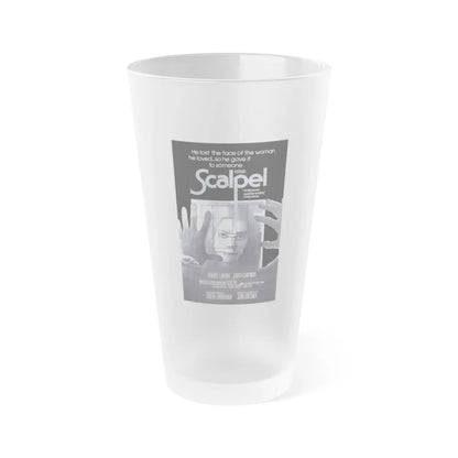 SCALPEL 1977 Movie Poster - Frosted Pint Glass 16oz-16oz-Frosted-Go Mug Yourself