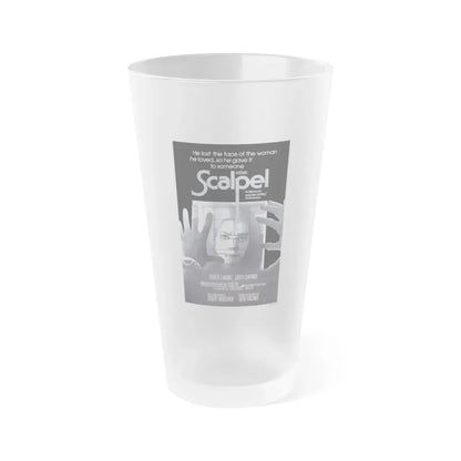 SCALPEL 1977 Movie Poster - Frosted Pint Glass 16oz 16oz Frosted - Go Mug Yourself