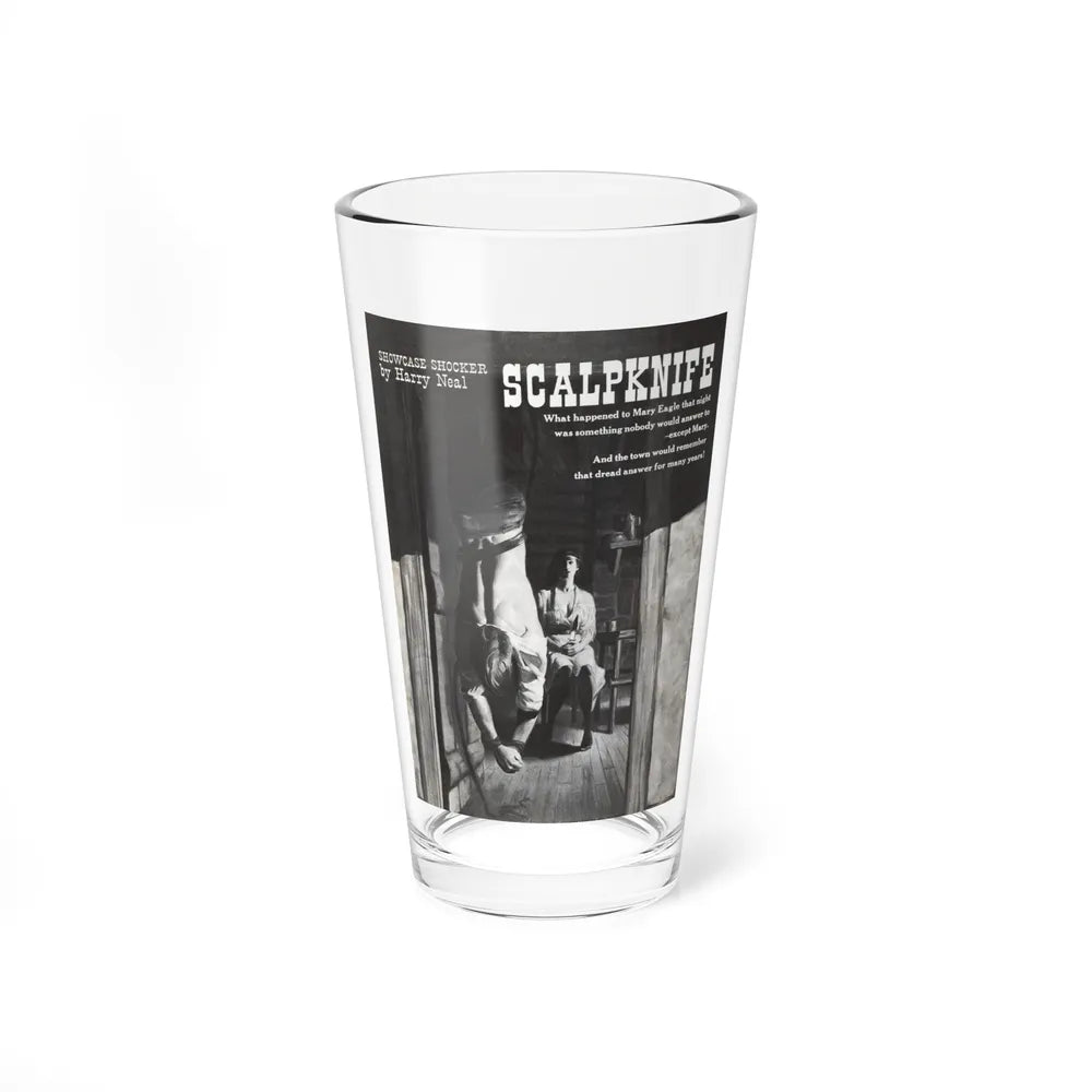 Scalpknife, Showcase magazine, No. 4 - 1961 (Magazine Illustration) Pint Glass 16oz-16oz-Go Mug Yourself