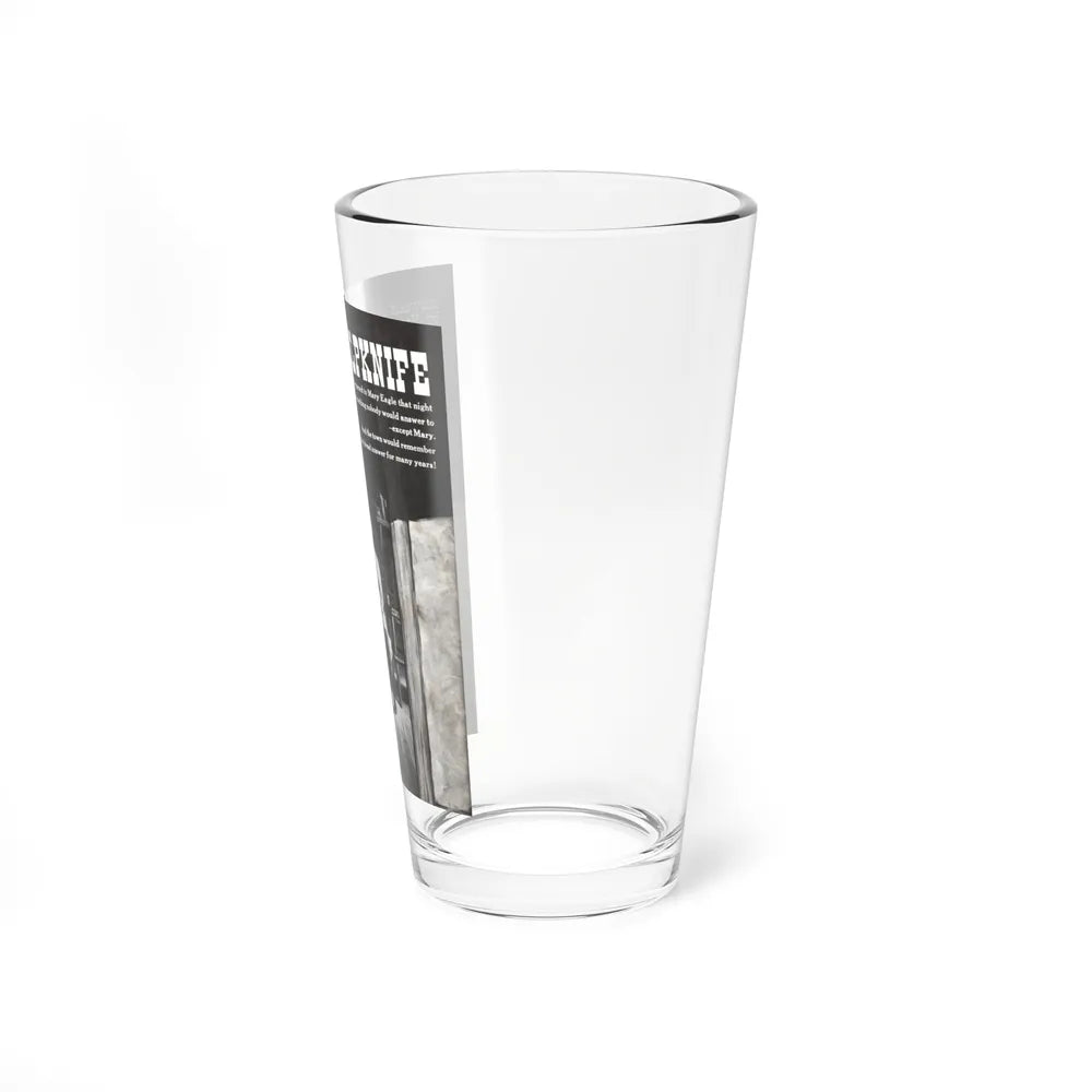 Scalpknife, Showcase magazine, No. 4 - 1961 (Magazine Illustration) Pint Glass 16oz-Go Mug Yourself