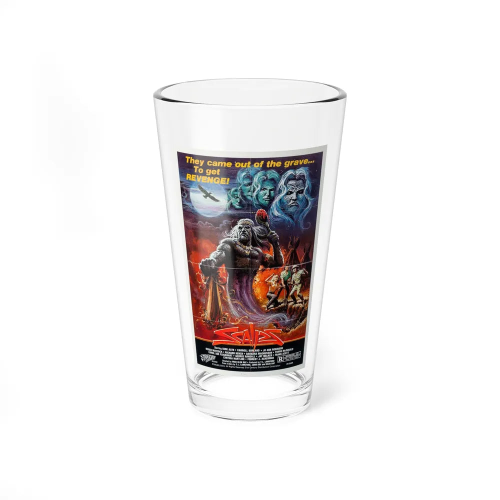 SCALPS 1983 Movie Poster - Pint Glass 16oz-16oz-Go Mug Yourself