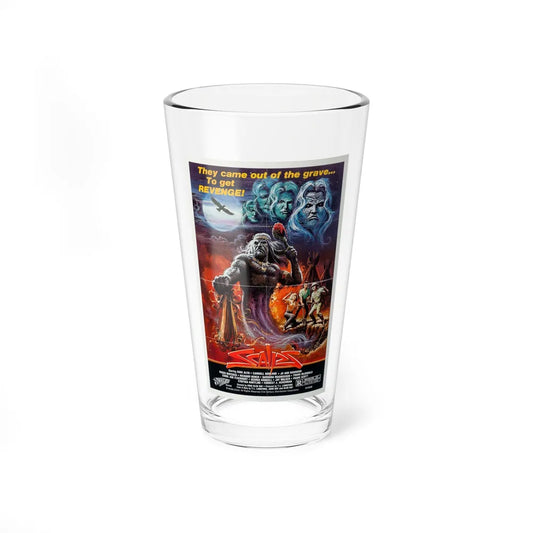 SCALPS 1983 Movie Poster - Pint Glass 16oz-16oz-Go Mug Yourself