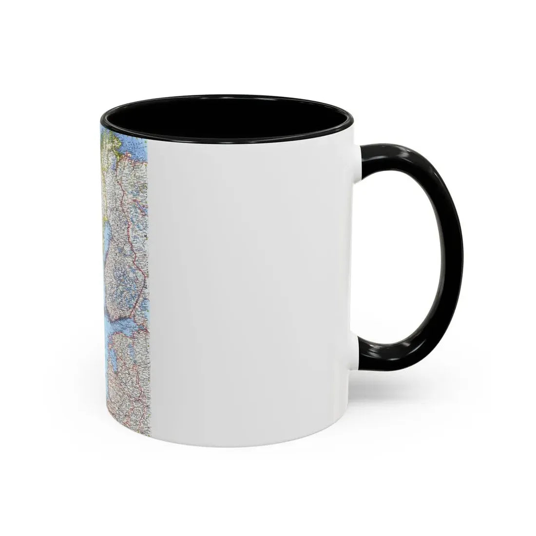 Scandinavia (1963) (Map) Accent Coffee Mug - Go Mug Yourself